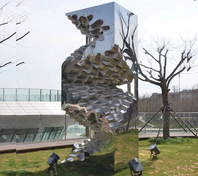 Large Stainless Steel Outdoor Sculpture