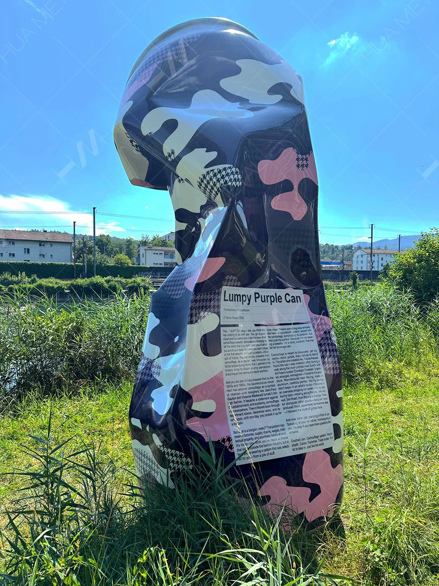 Painted aluminum Can sculpture-3 Painted aluminum Can sculpture-3