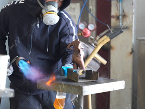 Bronze Pregnant Woman Statue Nears Completion