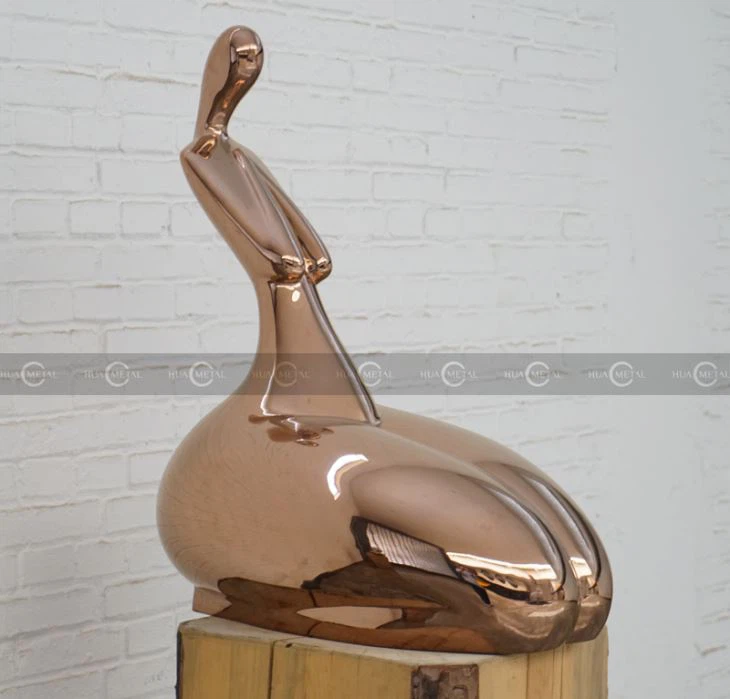 Electroplate Stainless Steel Sculpture