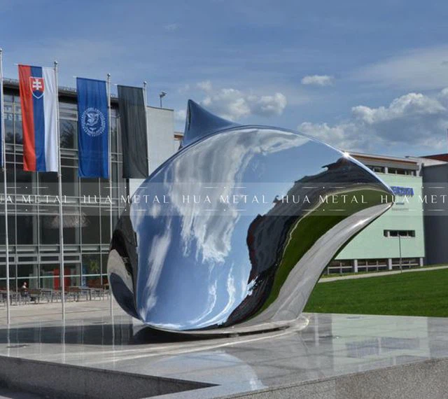 Mirror Stainless Steel Statue