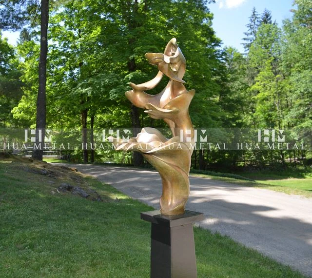Cast Bronze Abstract Statue