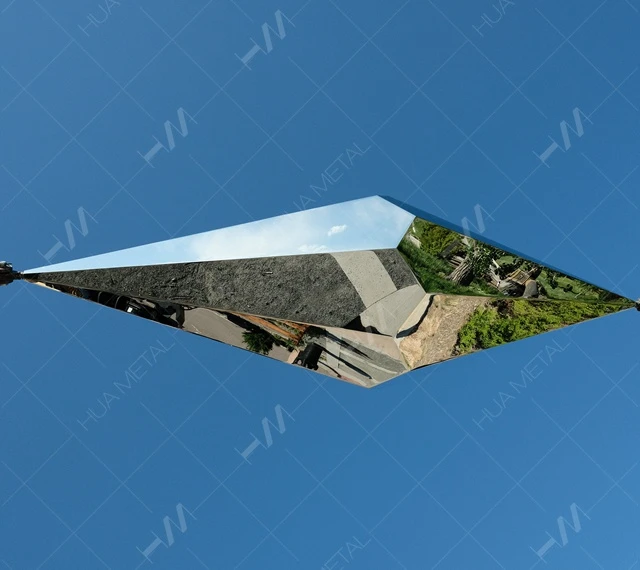 Contemporary Mirror Stainless Steel Sculpture Infinite Span best
